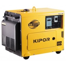 Дизельный генератор с автозапуском 5 кВт Kipor KDE6700TA + Щит АВР